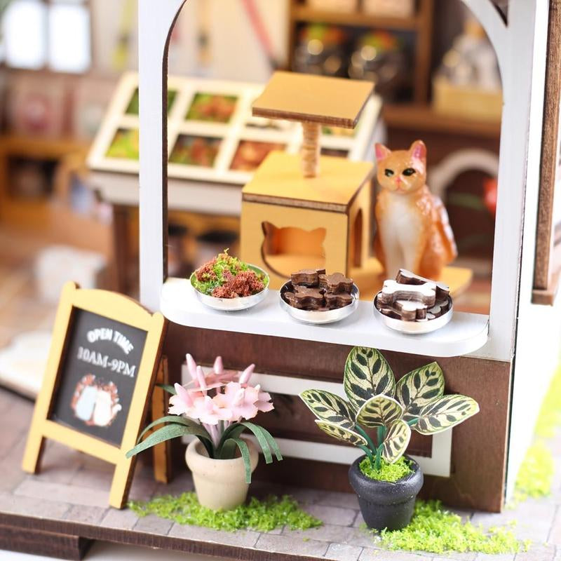 3D DIY Miniature House Model Kit, DIY Handmade House Model Kit, Assembly Model House Kit