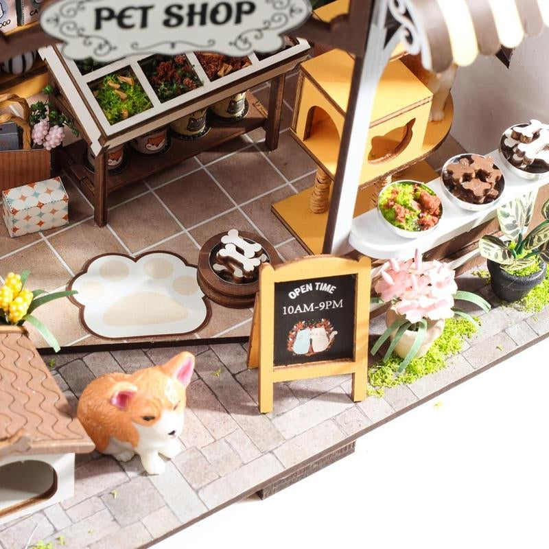 3D DIY Miniature House Model Kit, DIY Handmade House Model Kit, Assembly Model House Kit
