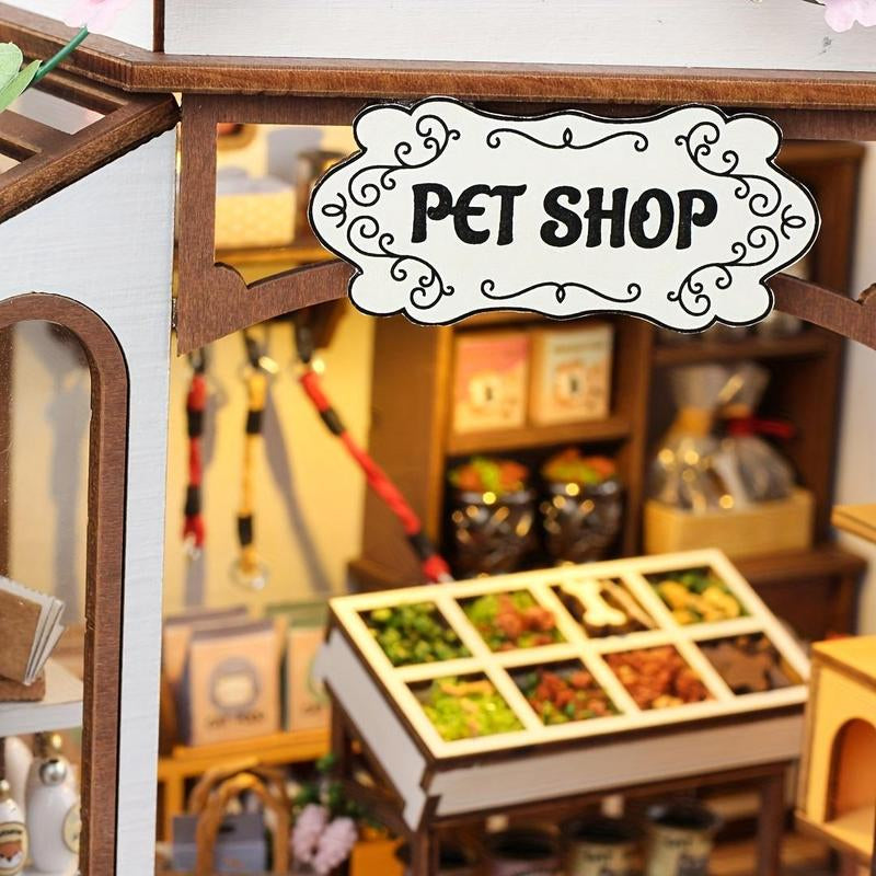 3D DIY Miniature House Model Kit, DIY Handmade House Model Kit, Assembly Model House Kit