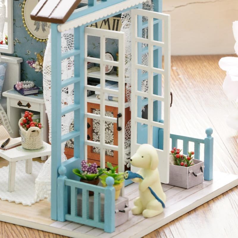 DIY Wooden DIY Miniature House Kit, 1 Box DIY Miniature DIY Miniature House Kit Kit, 3D Puzzle, Birthday Gifts for Teenagers and Adults