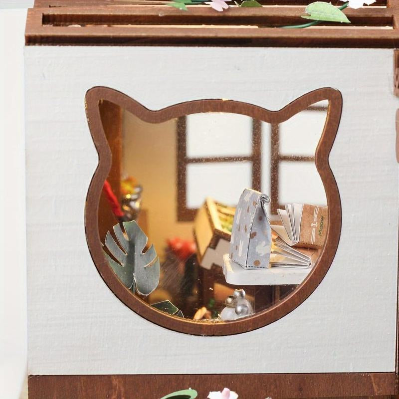 3D DIY Miniature House Model Kit, DIY Handmade House Model Kit, Assembly Model House Kit